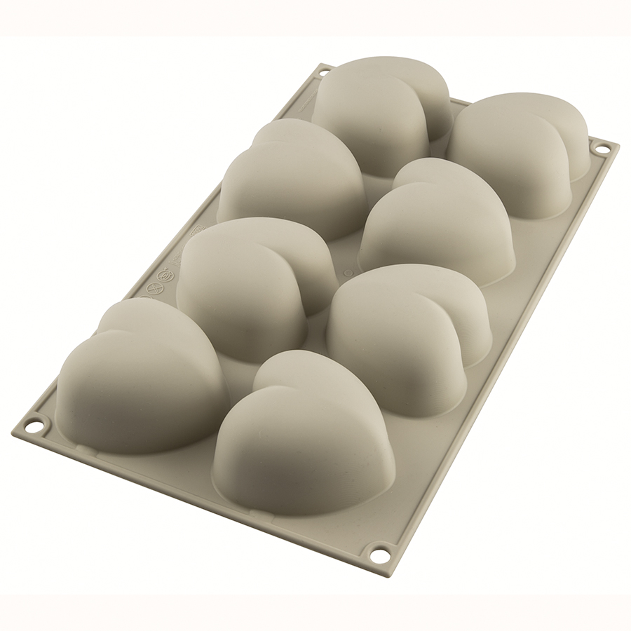 26.186.13.0065 Форма для приготовления пирожных cuoricino 20,5 х 19,8 см силиконовая Silikomart  - Вид №1