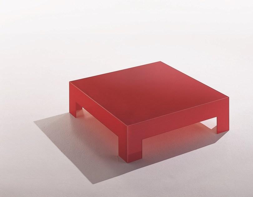 Glas Italia Низкий квадратный журнальный столик из хрусталя Atlantis sun-id-1456065 - Вид №3