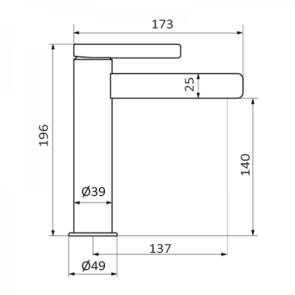 Смеситель для раковины AXIS GRB MIXERS 74531743 - Вид №1