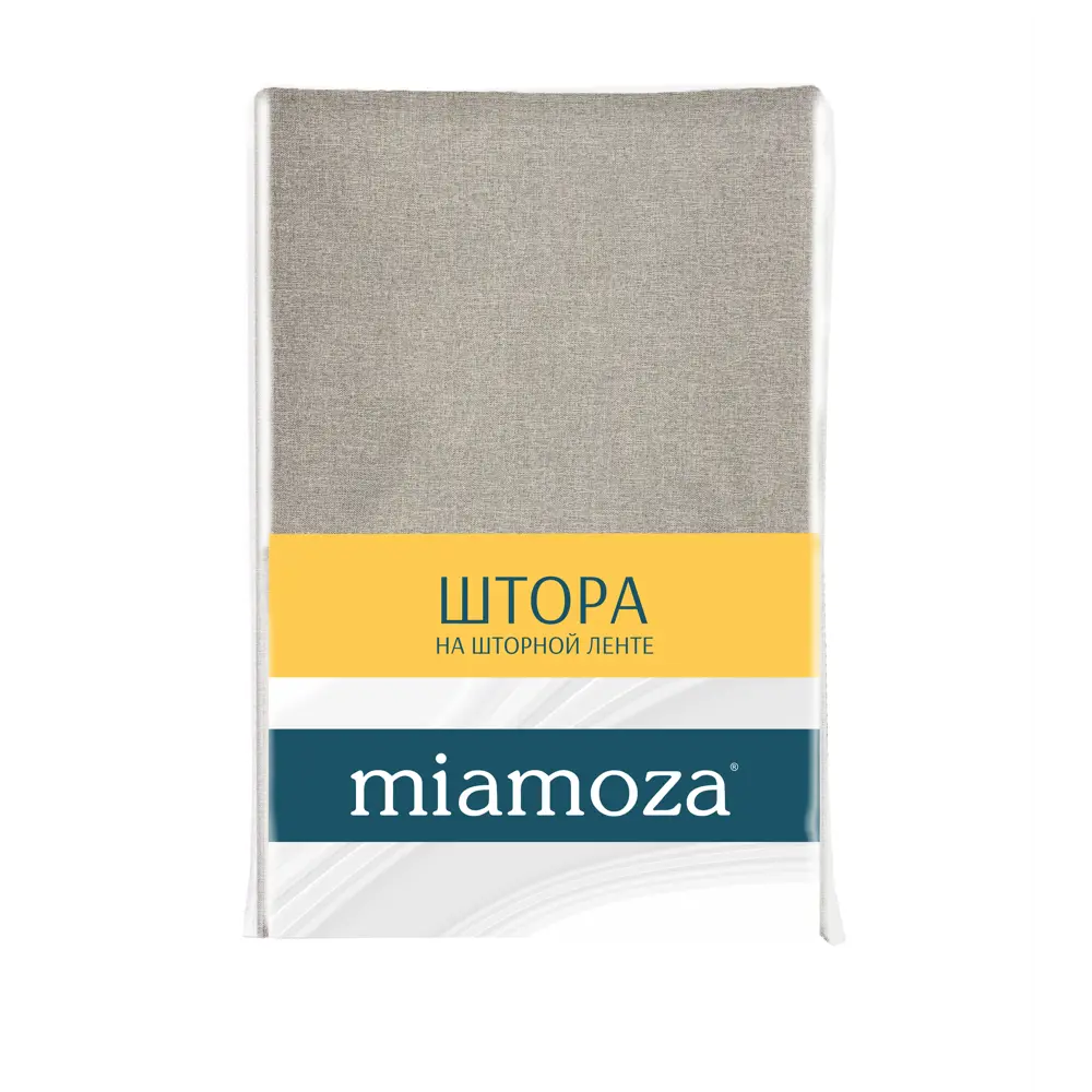 Комплект штор на ленте Нола 200x300 см цвет коричневый MIAMOZA STLM-2120721 - Вид №4