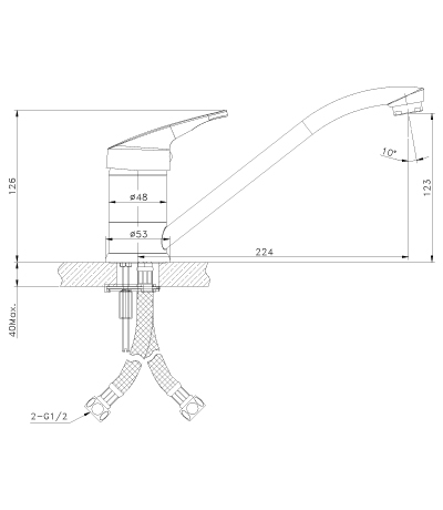 LM5071S Смеситель для кухни LEMARK EXPERT  - Вид №1