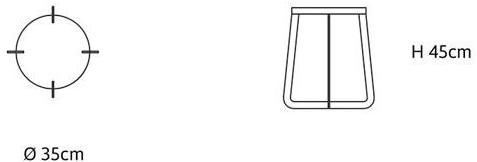 Officine Tamborrino Табурет из стали и дерева sun-id-1480689 - Вид №3