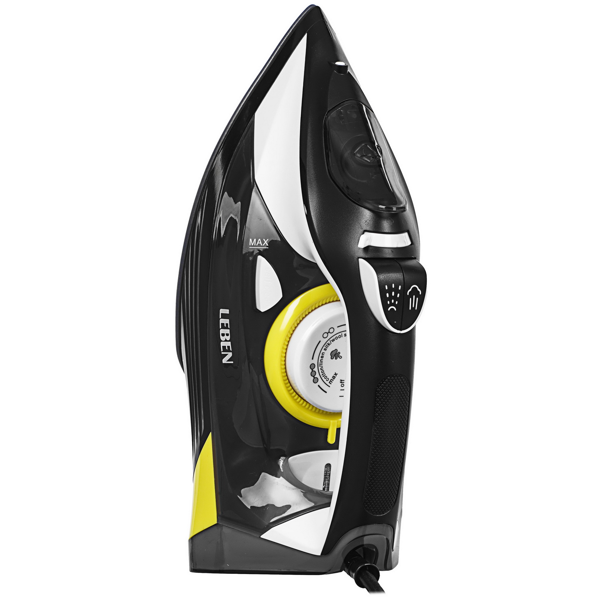 9237163 Утюг LEBEN 249-049 черный STDN-0138109