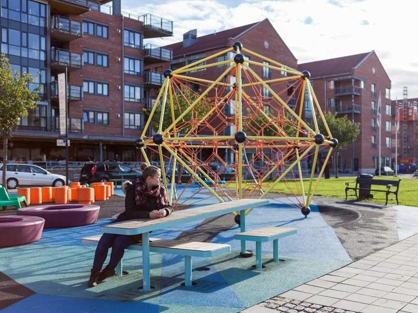 VESTRE Скамья из стали и дерева без спинки Forum sun-id-1407772 - Вид №6