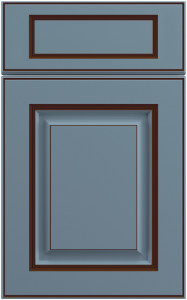 Фасады для кухни Патина Фрезеровка «Этьен+» 702 Голубой SIST3127-7044