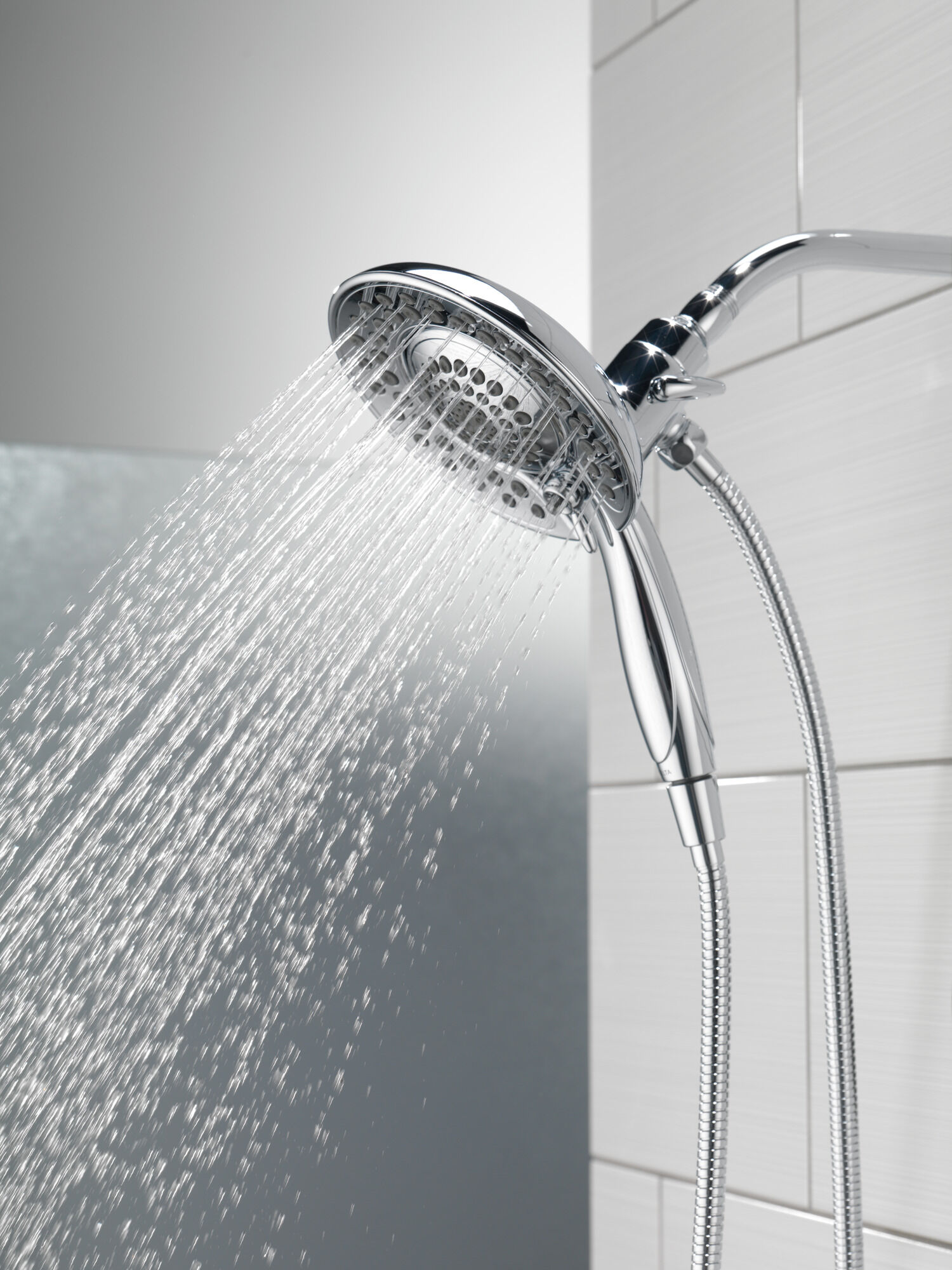58569-PK In2ition® Душ 2 в 1 с 5 настройками Delta Faucet Universal Showering Хром  - Вид №9