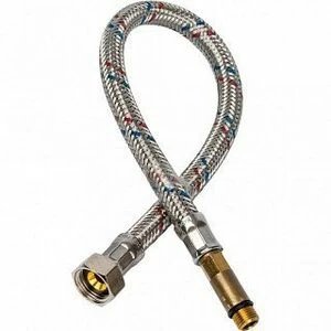 Гибкая подводка для воды M10 (35 мм) х 3/8 BP STOUT - 400 мм