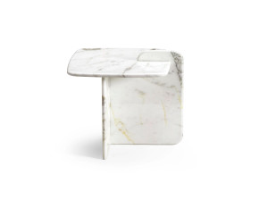 Квадратный мраморный журнальный столик