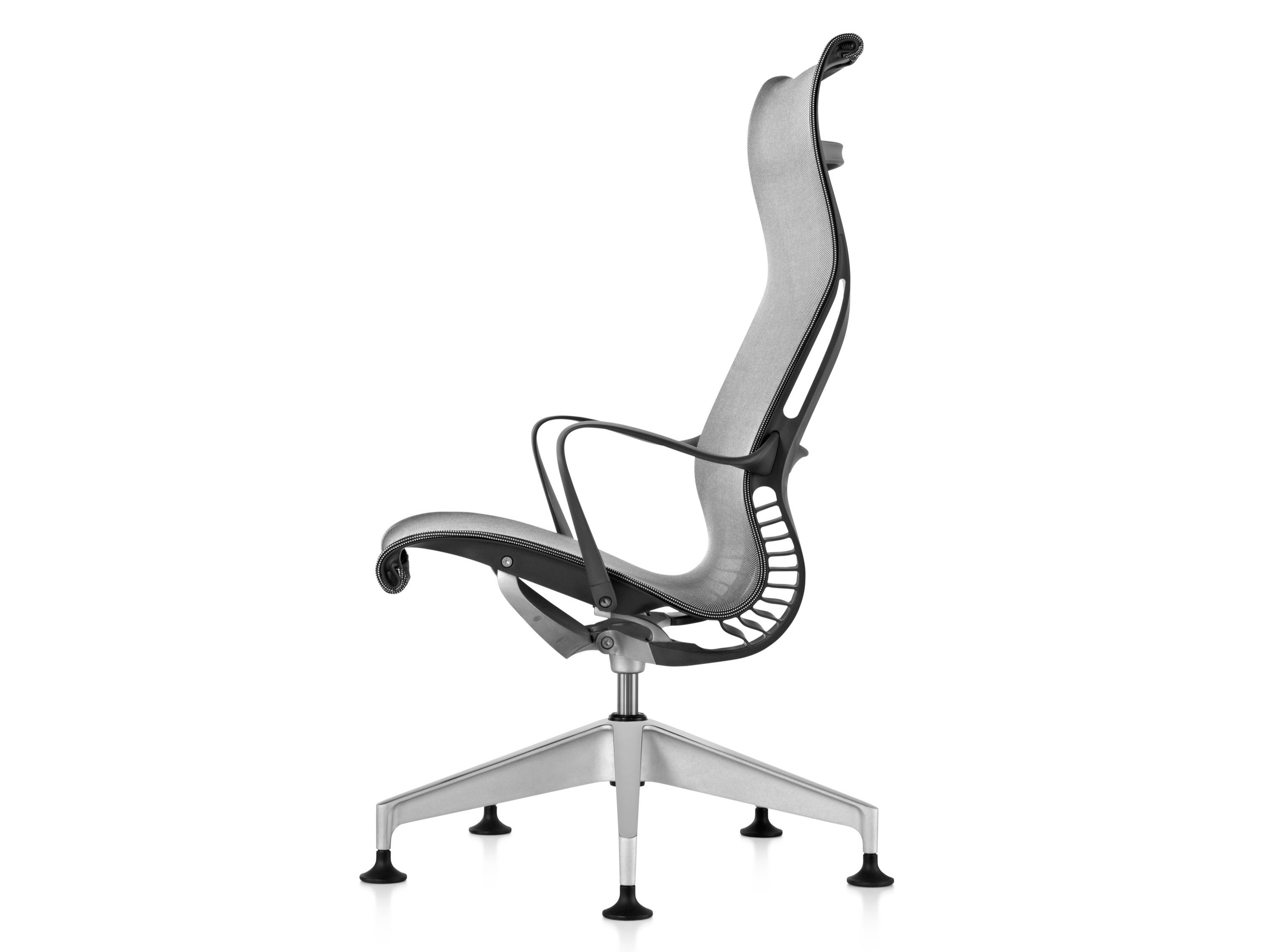 Сетчатое вращающееся офисное кресло с подлокотниками Herman Miller Setu ARCH-00041036 - Вид №17