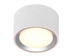 Круглый металлический потолочный светильник