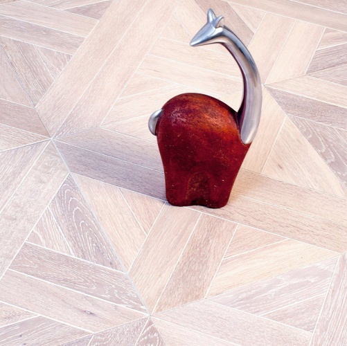 Модульный паркет Marco Ferutti Linea Linea Нордик Дуб с брашью (Текстурированная) 405х405 мм 2600600030 - Вид №3