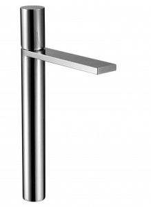 3006WF  Смеситель для раковины на 1 отверстие, высокий изливвылет 17 см ручка ограничитель потока воды до 5 л/мин при 3 бар подводка без донного клапана Fantini Rubinetti MILANO