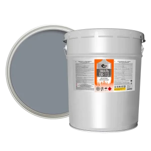 Эмаль Простокраска ПФ-115 полуматовая цвет серый 20 кг