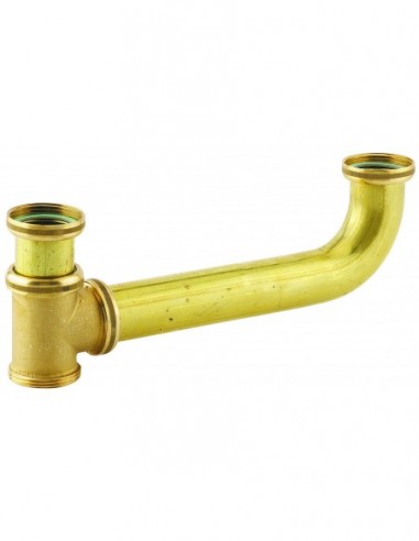 380100 009 00  Трубка для мойки с 2 чашами, регулируемое межосевое расстояние, выход 1 "1/2, латунь Valentin Латунь  - Вид №1