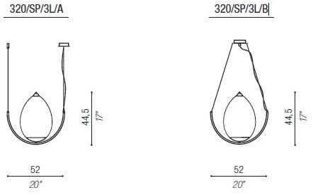 Aiardini Подвесной светильник из дутого стекла ручной работы Cocò COCO sun-id-1361708 - Вид №4