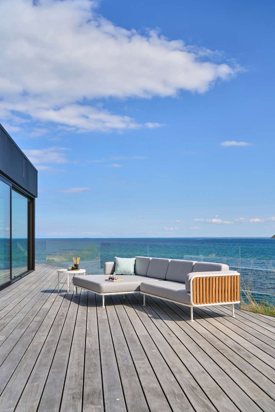 Керамический круглый высокий садовый журнальный столик Mindo Mindo 100 ARCH-00122814 - Вид №4