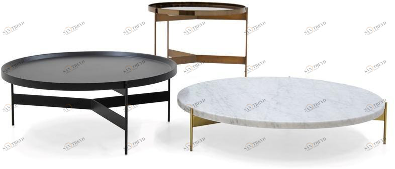 PIANCA Круглый журнальный столик с подносом sun-id-1465548