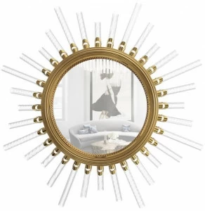 LUXXU Круглое зеркало с настенной рамой Majestic