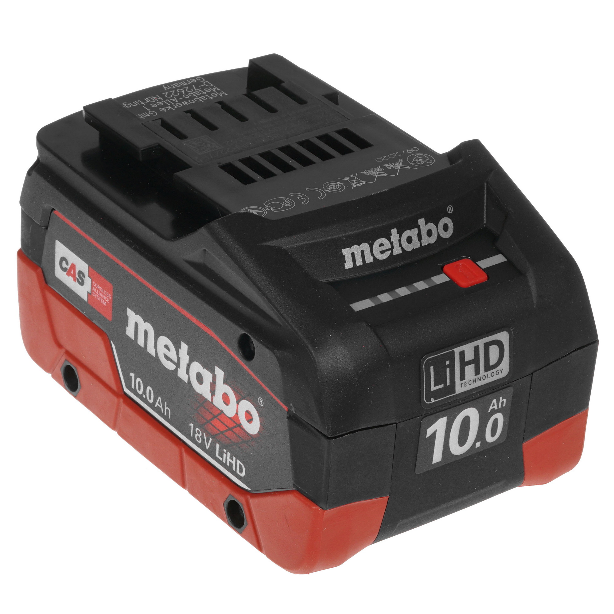 Аккумулятор Metabo 18V/10.0 Ah LiHD CAS 18V 5303550 STDN-0139917 - Вид №1
