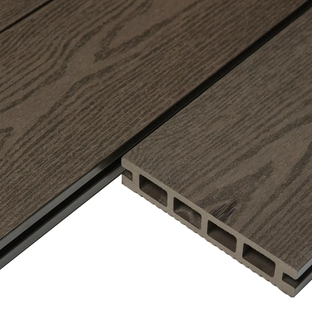Террасная доска ДПК CM Decking Nature цвет Венге 3000x135x25 мм двусторонняя вельвет/структура дерева 0.405 м² 82338673 STLM-2139028  - Вид №2