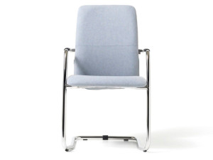 Тканевый консольный стул с подлокотниками