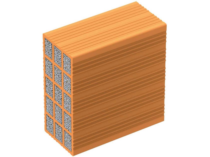 Теплоизоляционный кирпичный блок Fornaci Laterizi Danesi Normablok плюс CAM ARCH-00098547