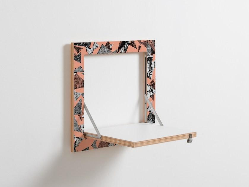 AMBIVALENZ Складная фанерная полка Fläpps shelf 40×40-1 Fl020043 - Вид №3