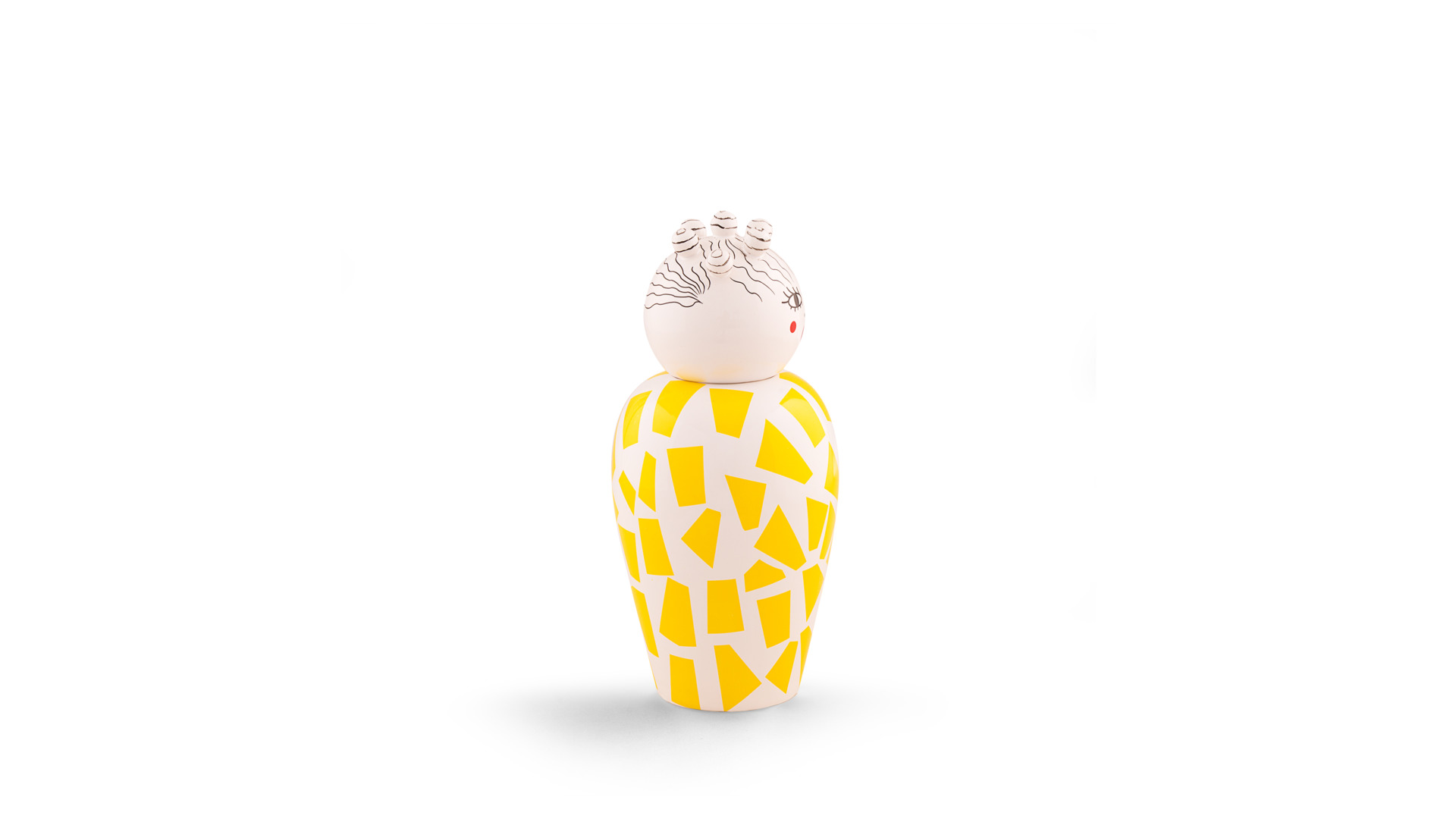 10647359 Seletti Ваза с крышкой Seletti "Кимоно.Росио" 25,5см Фарфор  - Вид №2