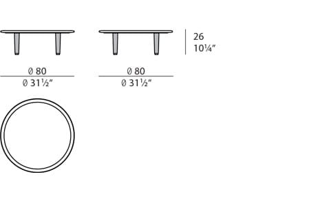 Деревянный журнальный столик Turri Riban ARCH-00041609 - Вид №2