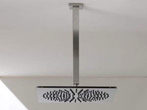 Потолочная душевая головка из нержавеющей стали с кронштейном