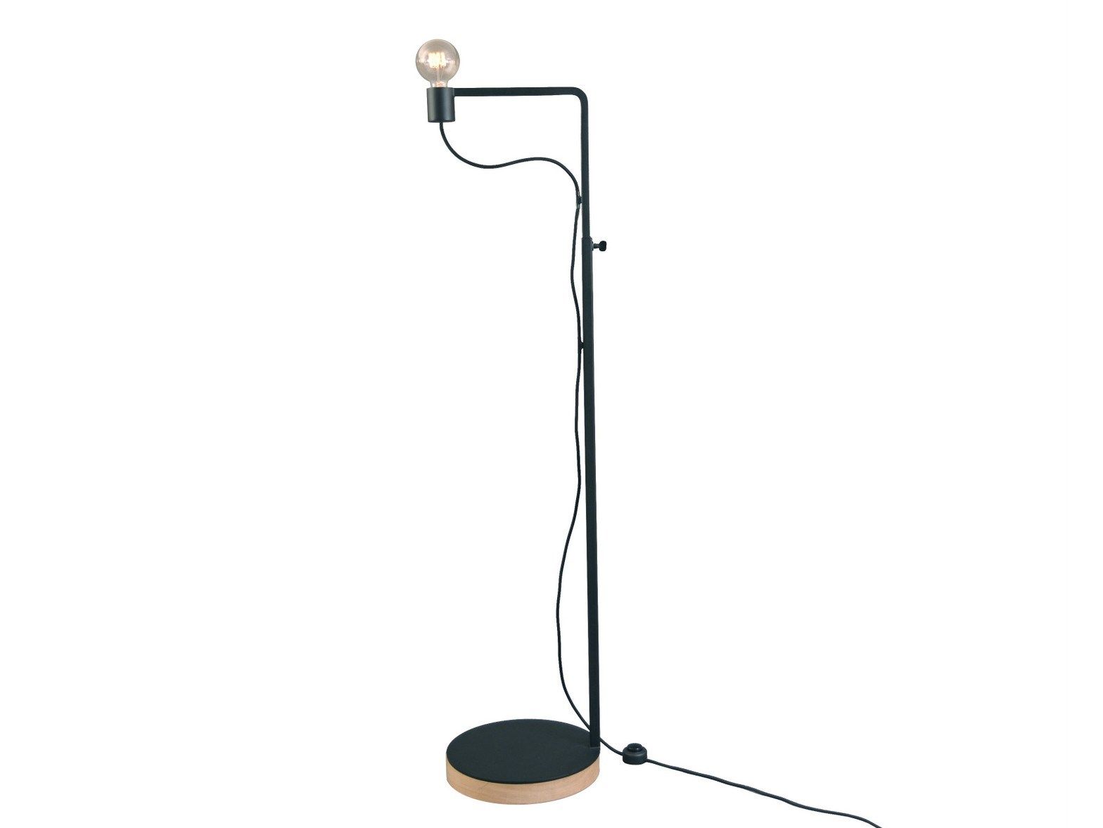 Металлическая регулируемая высота торшер с диммером RADAR INTERIOR Grafit ARCH-00130111