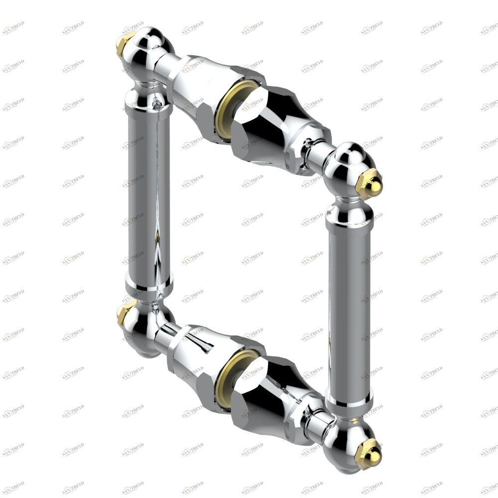 G25-637V Набор из 2-х ручек Thg-paris 1900 Хром/золото G25-637V CAT.A