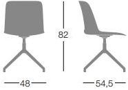 Segis Вращающееся кресло из полипропилена To-be sun-id-1434006 - Вид №2