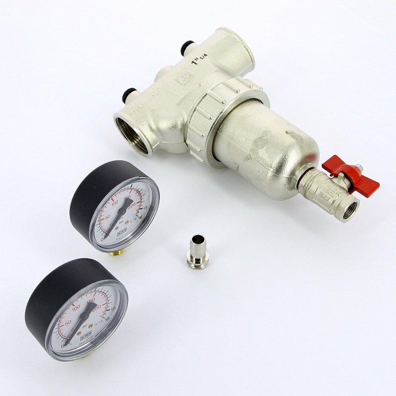 Фильтр промывной с двумя маноментрами ITAP 1"1/4 189114 - Вид №1