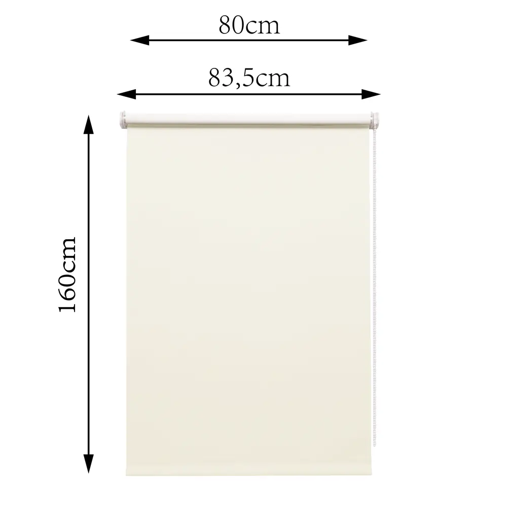 Штора рулонная блэкаут Inspire Santos 80x160 см экрю Cream 5 82688263 STLM-2147270 - Вид №8