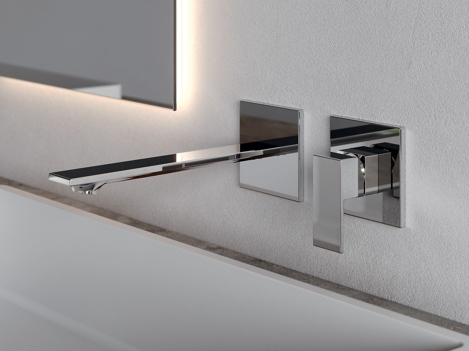 Латунь однорычажный смеситель для раковины Rubinetterie Treemme Q30 ARCH-00062819 - Вид №1