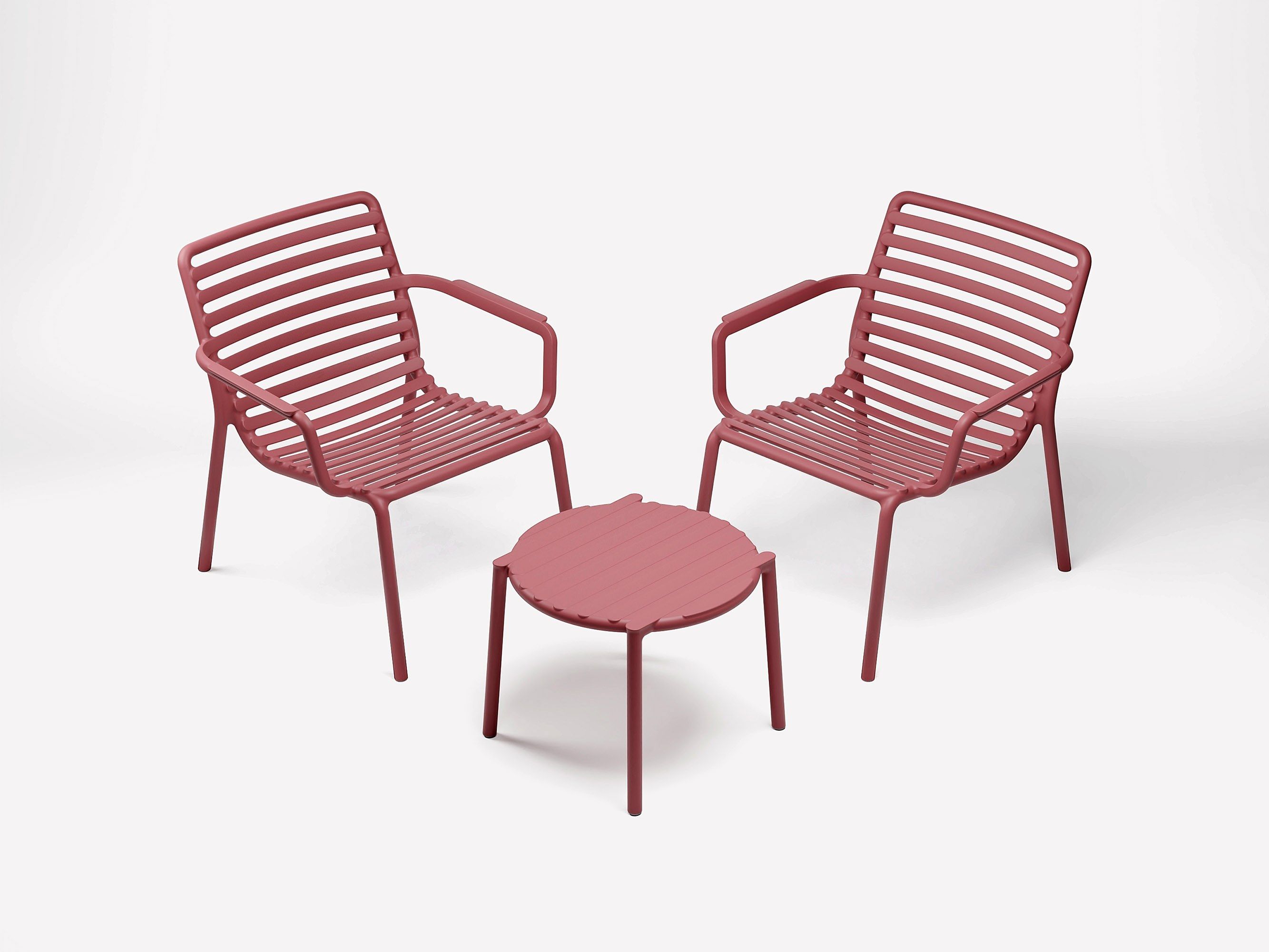 Цельный журнальный столик из стекловолокна с круглой столешницей Nardi Doga ARCH-00066884 - Вид №7