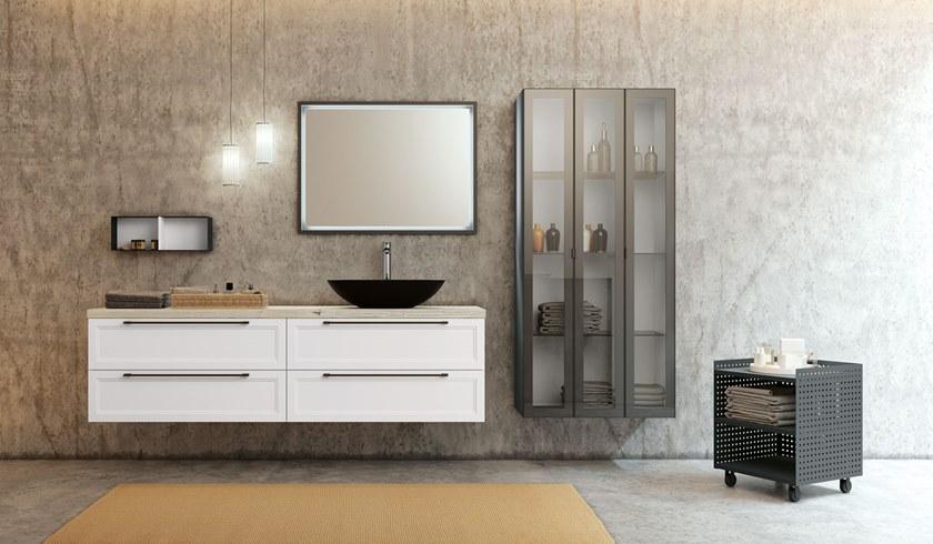 Archeda Тумба под умывальник из лакированной древесины одинарная Seta sun-id-1486302 - Вид №4