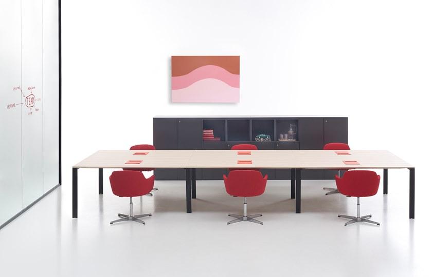 Manerba Модульный офисный шкаф с распашными дверцами K-box sun-id-1377800 - Вид №3