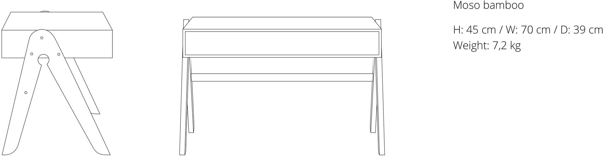 We Do Wood Прямоугольный стол из бамбука  1010105/-06  - Вид №13