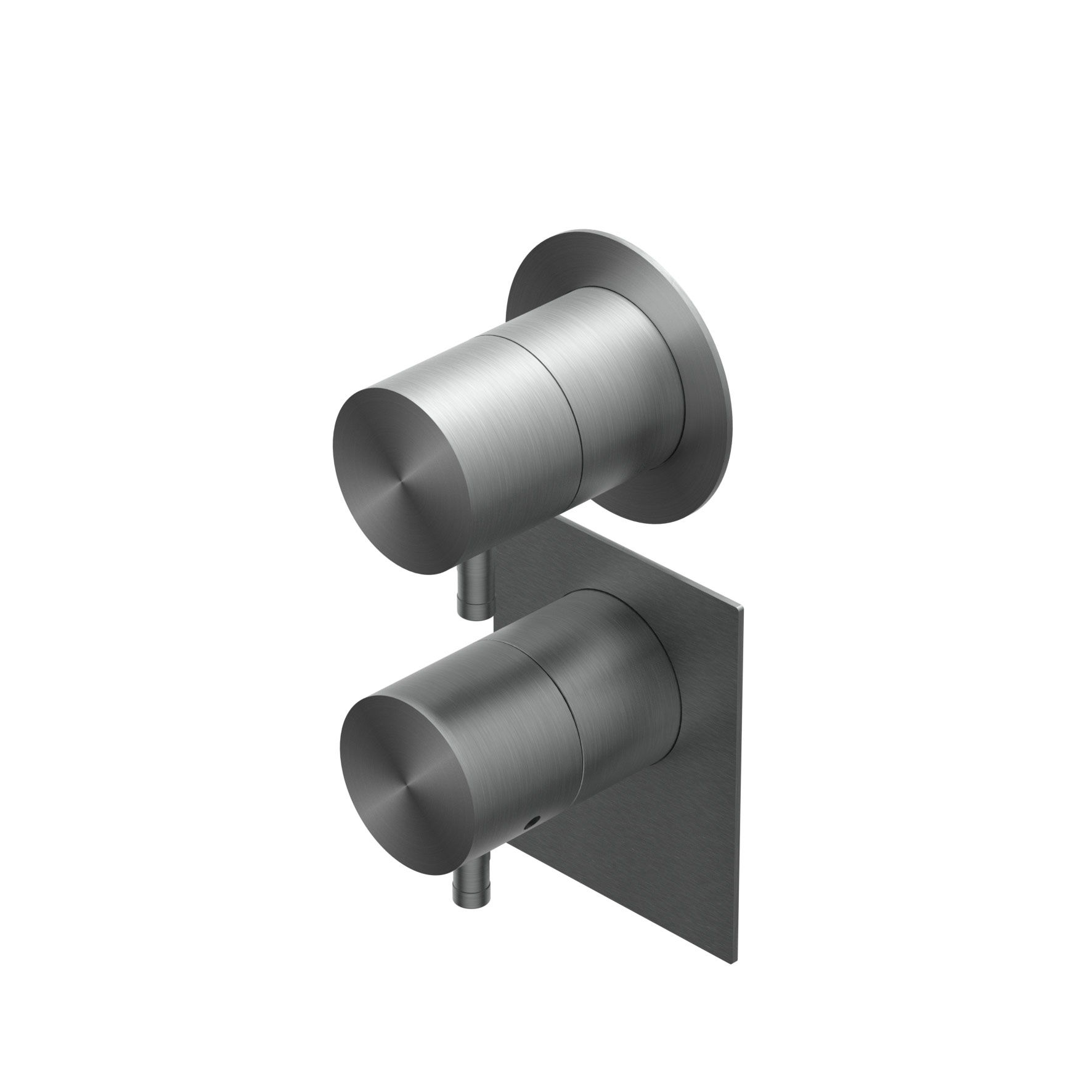 E0BA0179SP Встроенный термостатический смеситель Ritmonio Diametro35 Inox Concrete