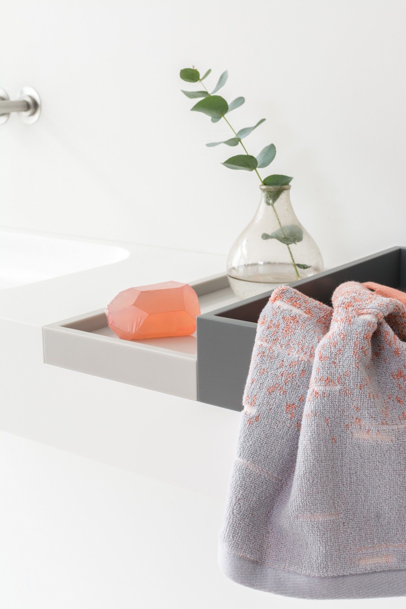 Прямоугольный подвесной умывальник в HIMACS Not Only White ARCH-00047505 - Вид №1