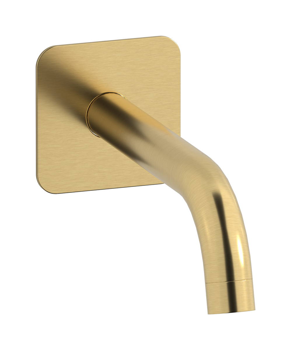 Настенный длинный излив. WE ARE IB id322os_22 Brushed Gold Industria