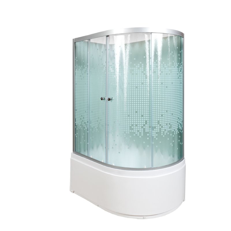 B10S BLACK Душевая кабина DETO Серия В L 920 L N без крыши - Вид №6