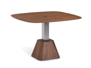 Журнальный столик с регулируемой высотой из шпона