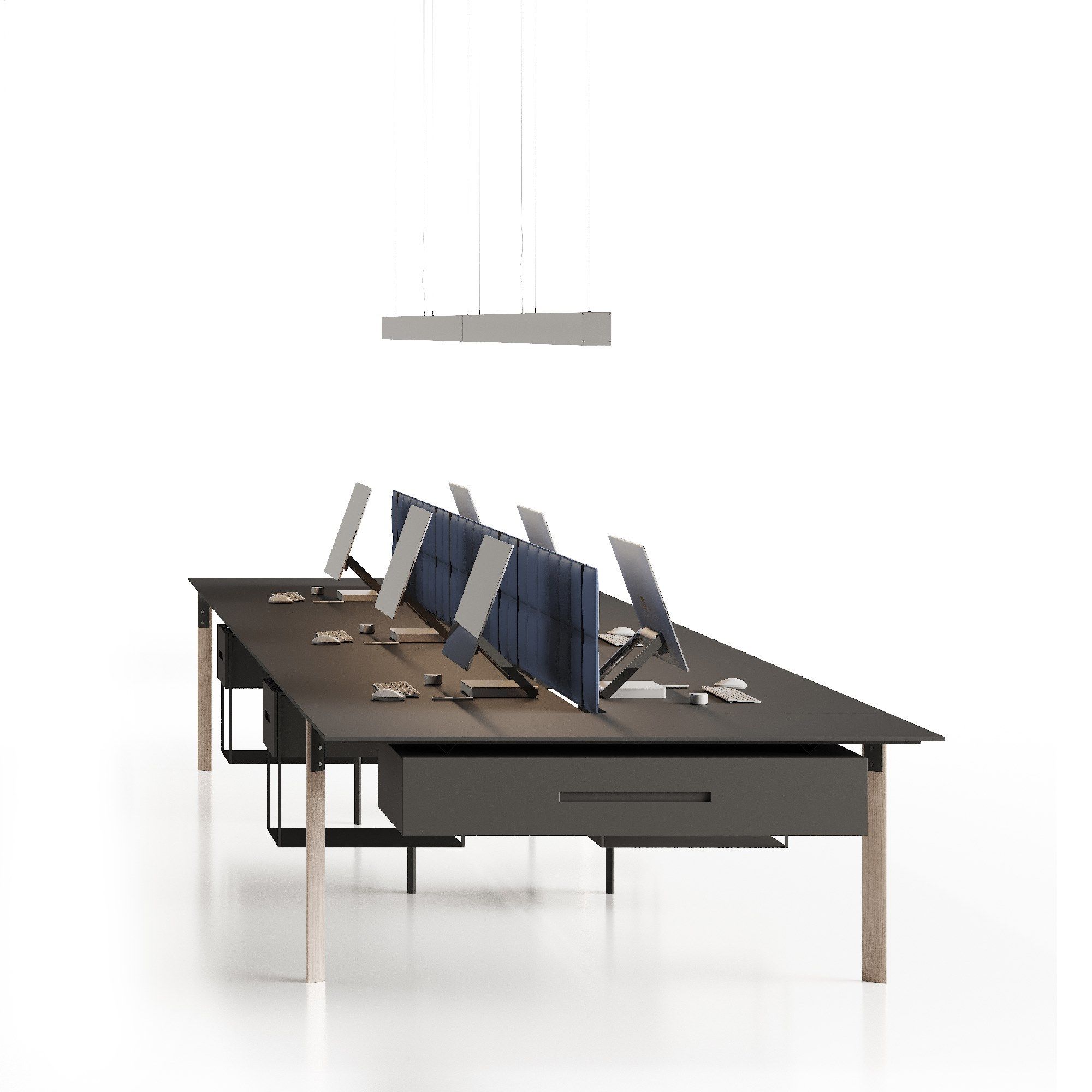 Стол с регулируемой высотой с несколькими звукопоглощающими перегородками CUF Milano Seventy seven ARCH-00049178 - Вид №3