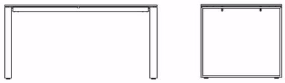 Dieffebi Модульный прямоугольный рабочий стол Dotbox evolution sun-id-1481574 - Вид №9