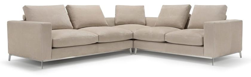 AMURA 5-местный угловой диван в коже Dorsey Am023.022+051 - Вид №1