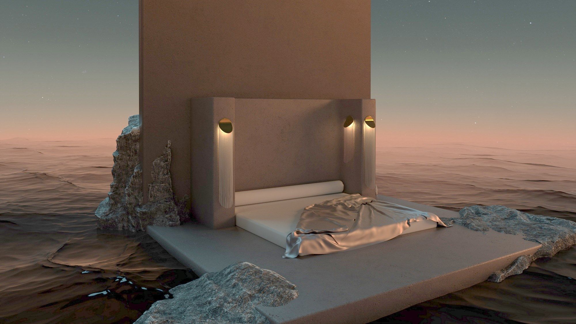 Район бахромой стальной светодиодный настенный светильник Darmes Cé ARCH-00059997 - Вид №9