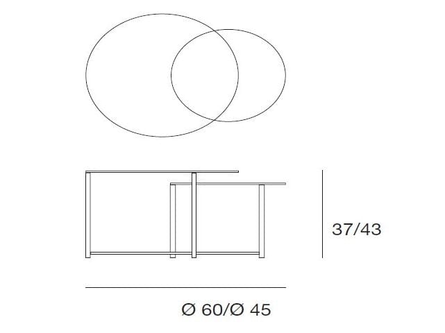 Круглый журнальный столик с деревянной столешницей Pacini & Cappellini Cin Cin ARCH-00086034 - Вид №2